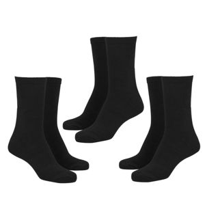 ponožky (set 3 párov) URBAN CLASSICS - Sport 3-Pack - black - TB1471 39-42