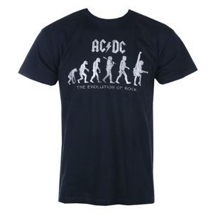 Tričko metal ROCK OFF AC-DC Evolution Of Rock Čierna
