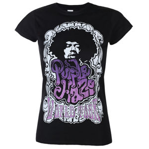 Tričko metal HYBRIS Jimi Hendrix Purple Haze World Tour Čierna S