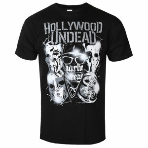 Tričko metal PLASTIC HEAD Hollywood Undead METAL MASKS Čierna XL