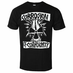 Tričko metal INDIEMERCH Corrosion of Conformity Skull Logo Čierna