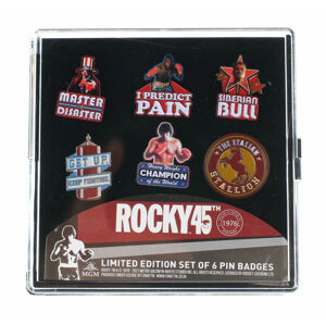 pripináčiky (sada 6ks) Rocky - 45th Anniversary Limited Edition - FNTK-ROCKY-110