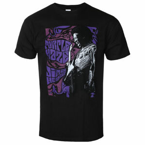 Tričko metal ROCK OFF Jimi Hendrix Purple Haze Čierna