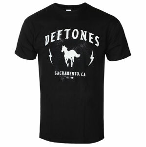 Tričko metal ROCK OFF Deftones Electric Pony Čierna