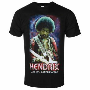 Tričko metal ROCK OFF Jimi Hendrix Cosmic Čierna