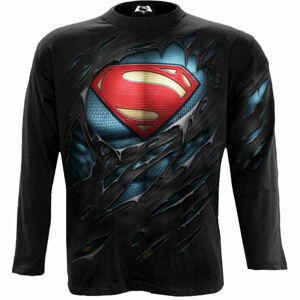 tričko filmové SPIRAL Superman Superman Čierna