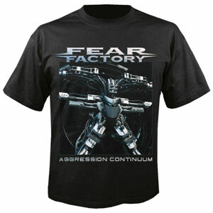 Tričko metal NUCLEAR BLAST Fear Factory Aggression continuum Čierna