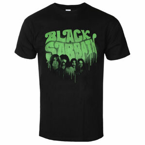 Tričko metal ROCK OFF Black Sabbath Graffiti Logo BL Čierna