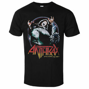 Tričko metal ROCK OFF Anthrax Spreading Vignette BL Čierna