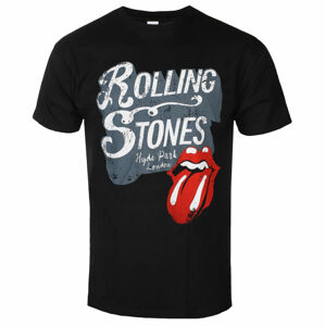 Tričko metal ROCK OFF Rolling Stones Hyde Park BL Čierna