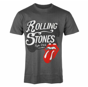 Tričko metal ROCK OFF Rolling Stones Hyde Park CHAR Čierna