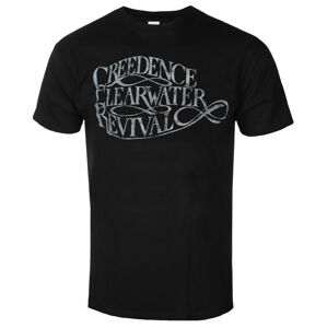 tričko pánske Creedence Clearwater Revival - Vintage Logo - BLACK - ROCK OFF - CCRTS01MB