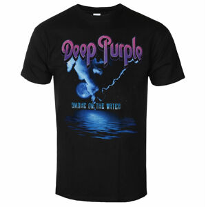 Tričko metal ROCK OFF Deep Purple Smoke On The Water Čierna