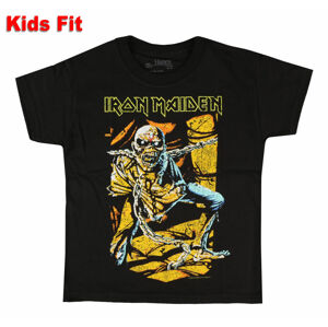 tričko detské Iron Maiden - Piece Of Mind - BLACK - ROCK OFF - IMTEE101BB