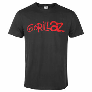 tričko pánske GORILLAZ - LOGO - charcoal - AMPLIFIED - ZAV210J38_CC