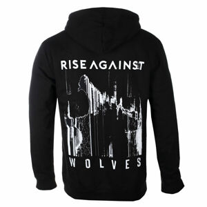 mikina pánska Rise Against - Wolves Pocket - Black - KINGS ROAD - 20108205