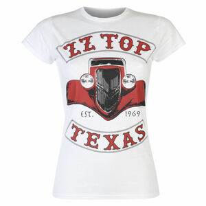 tričko dámske ZZ-Top - Texas 1962 - White - HYBRIS - ER-5-ZZT006-H70-14-WH