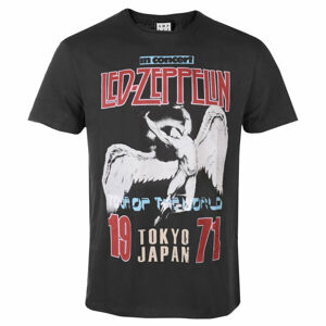 Tričko metal AMPLIFIED Led Zeppelin TOKYO 71 Čierna