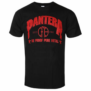 tričko pánske Pantera - 101 Proof Pure Metal - Black - 12330700
