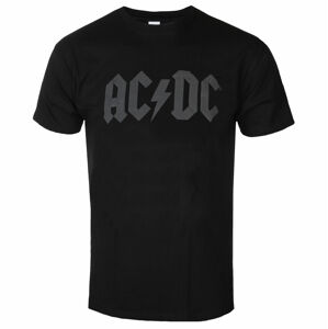 Tričko metal ROCK OFF AC-DC Logo Hi-Build Čierna