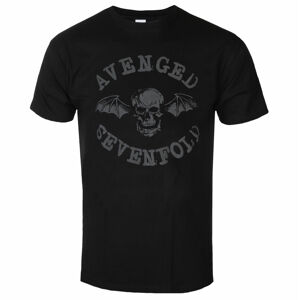 tričko pánske Avenged Sevenfold - Classic Death bat Hi-Build - BLACK - ROCK OFF - ASTS44MB
