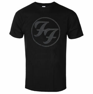 tričko pánske Foo Fighters - Logo Hi-Build - BLACK - ROCK OFF - FOOTS42MB