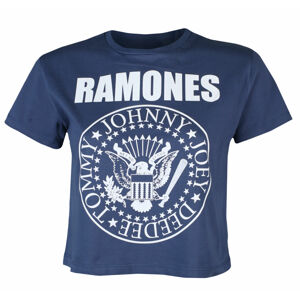 tričko dámske (top) Ramones - Presidential Seal - DENIM - ROCK OFF - RACT01LD