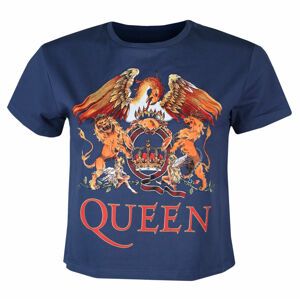 tričko dámske (top) Queen - Classic Crest - DENIM - ROCK OFF - QUCT03LD