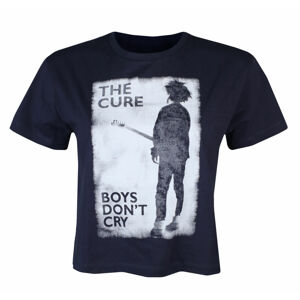 tričko dámske (top) The Cure - Boys Nechcem Cry B&W - NAVY - ROCK OFF - CURECT04LN