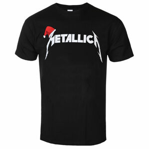 tričko pánske Metallica - Santa Hat Logo - Black - METTS65MB