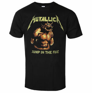 tričko pánske Metallica - Jump In The Fire Vintage - Black - METTS62MB