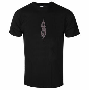 Tričko metal ROCK OFF Slipknot Skeleton & Pentagram Čierna