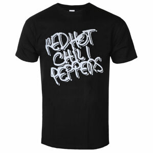 tričko pánske Red Hot Chili Peppers - Black & White Logo - ROCK OFF - RHCPTS09MB