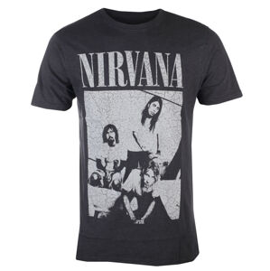 tričko pánske Nirvana - Sitting - ROCK OFF - NIRVTS63MB