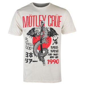 Tričko metal ROCK OFF Mötley Crüe Dr Feelgood Japanese Tour '90 Čierna