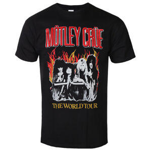 tričko pánske Mötley Crüe - Vintage World To ur Flames - ROCK OFF - MOTTEE48MB