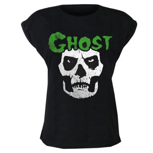 tričko dámske Ghost - Skull - black - URBAN CLASSICS - MC781-A