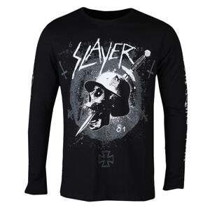 tričko pánske s dlhým rukávom Slayer - Dagger Skull - ROCK OFF - SLAYLST27MB