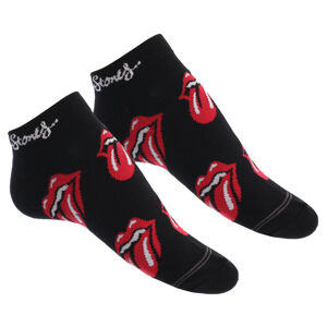 ponožky THE ROLLING STONES - ALLOVER TONGUES LIN - BLACK - PERRI´S SOCKS - RSC401-001