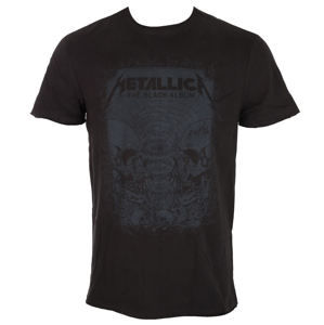 tričko metal AMPLIFIED Metallica THE BLACK ALBUM Čierna XS