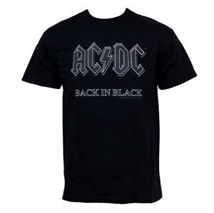 LIVE NATION AC-DC Back In Black Čierna S