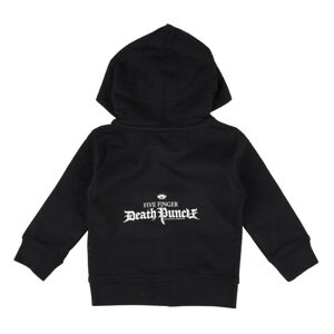 mikina s kapucňou Metal-Kids Five Finger Death Punch Logo Čierna