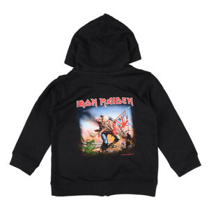 mikina s kapucňou Metal-Kids Iron Maiden Trooper Čierna