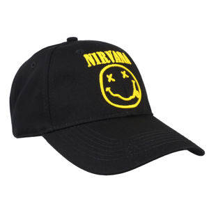 šiltovka ROCK OFF Nirvana Logo & Smiley