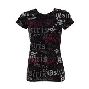 tričko street OSIRIS Goth Čierna L