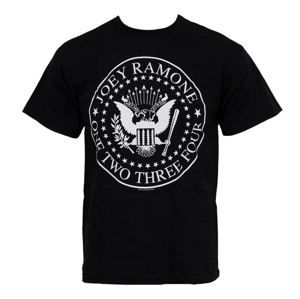 Tričko metal ROCK OFF Ramones 1234 Seal Čierna viacfarebná S