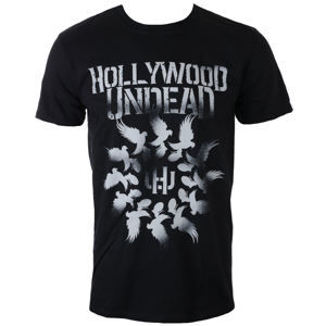 tričko metal PLASTIC HEAD Hollywood Undead DOVE GRENADE SPIRAL Čierna S