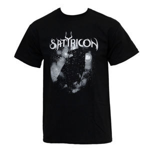 Tričko metal RAZAMATAZ Satyricon Black Crow On A Tombstone Čierna viacfarebná XL