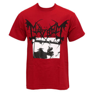 Tričko metal RAZAMATAZ Mayhem Deathcrush červená viacfarebná XL