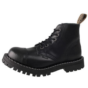 topánky kožené STEEL 6 Čierna 41